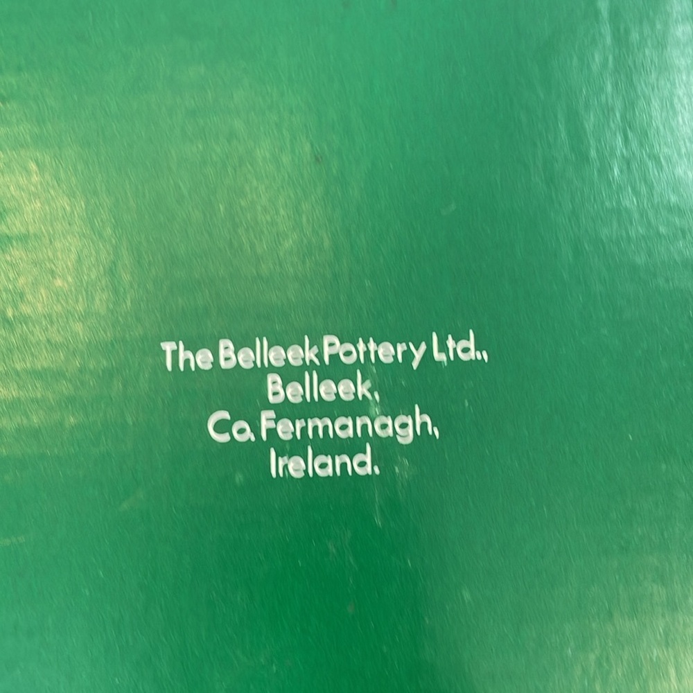 Belleek Parian China Swan Hand Crafted In Ireland With Box EUC - Picture 8 of 8